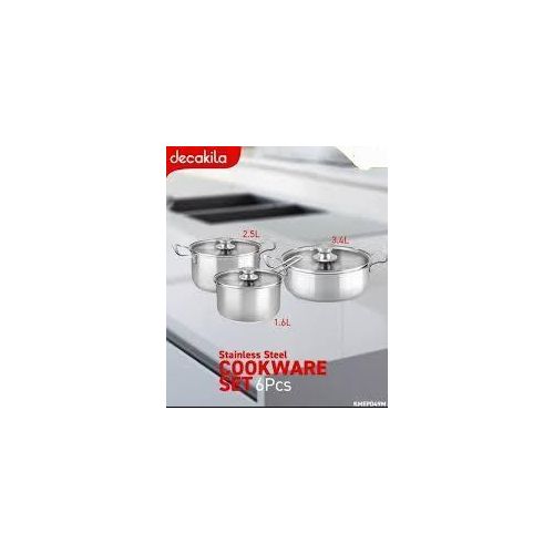 6 piece high quality stainless steel pot