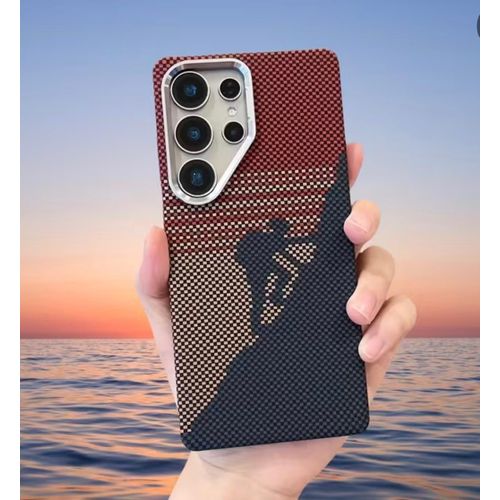 Carbon Fiber For Magsafe Magnetic Case For Samsung Galaxy S24 Ultra