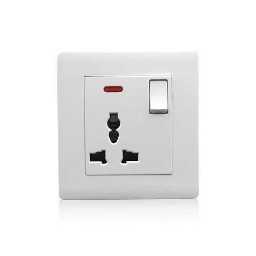 2 Pieces Of Modern Design White Wall Socket