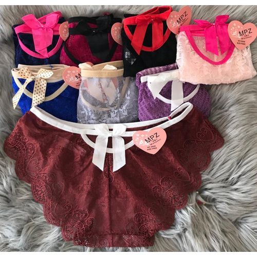 Ladies Full Lace Pants 6pcs