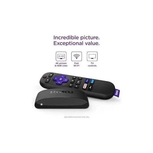 4K Streaming Device 4K/HDR, Voice Remote