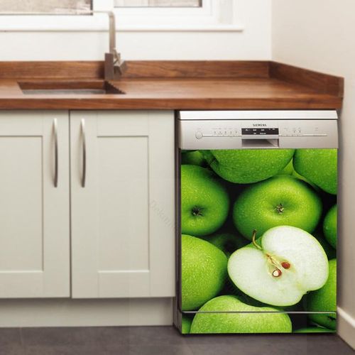 Fun Animal Dishwasher Sticker Ocus Rabbit Dog Wallpaper Adhesive Plate Decal Custom Size Cabinet Furniture Sticker Home Decor