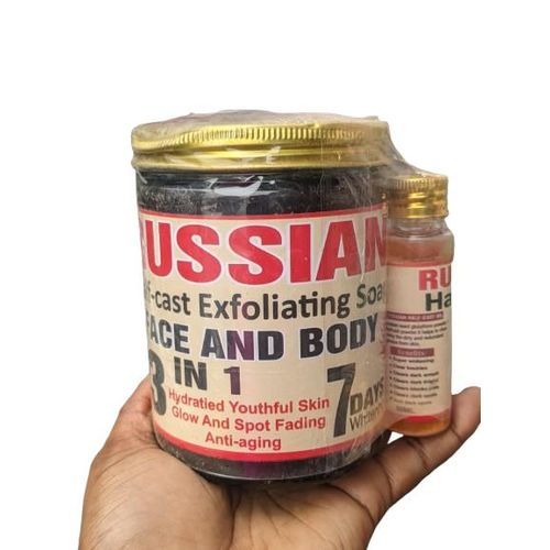 RUSSIAN HALF CAST EFFECTIVE BLACK SOAP(FOR ALL SKIN TYPES)