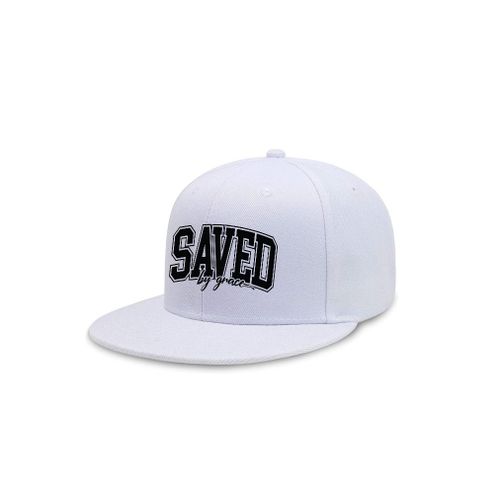 Cute Design BaseballFace Cap - White
