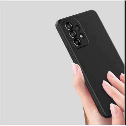 itel S26 Ultra Silicone Phone Case & Pouch With Camera Protection - Scratch Resistance, Shockproof Protective Case (itel) - ( Black )