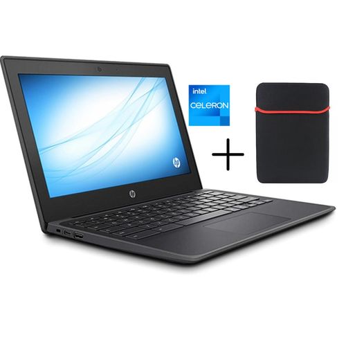 CHROMEBOOK 11 G8 Education Edition Intel celeron 4GB RAM -32GB Storage 11.6-inch Webcam Chrome OS+ LAPTOP POUCH