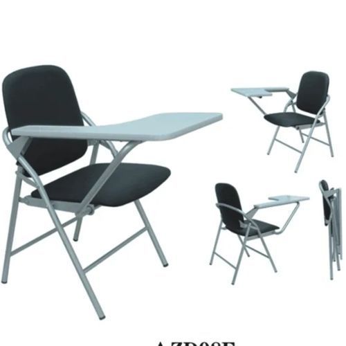 Folding Study Or Training Chair With Writing Pad