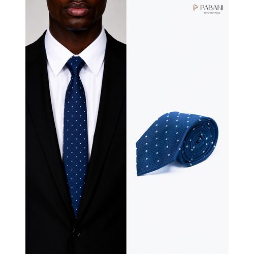 Executive Royal Blue Dot Mens Tie For Special Occassions