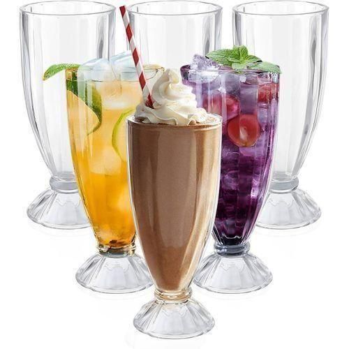 6 Pieces Set Of Milk Shakes glass