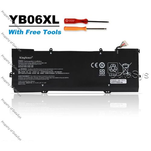 YB06XL Laptop Battery for Spectre x360 15-CH000, 15-CH0XX, 15T-CH000 Series (11.55V 84.08Wh): Compatible Part Number/Model Code - YB06XL HSTNN-DB8H