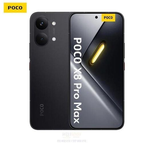 Poco X8 Pro Max 5G 6.83'' 12GB RAM 512GB ROM Android 16, Dual SIM - Black