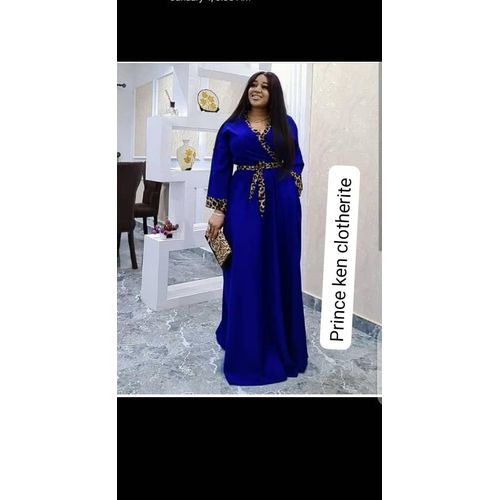 Gorgeous And Stylish Ladies Long Adorable Gown.