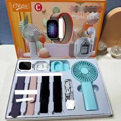D96 Smart Watch Plus With Fan, Airpods