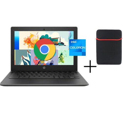 CHROMEBOOK 11 G8 Education Edition Intel celeron 4GB RAM -32GB Storage 11.6-inch Webcam Chrome OS+ LAPTOP POUCH
