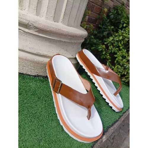 Unisex Buckle Thong Slide