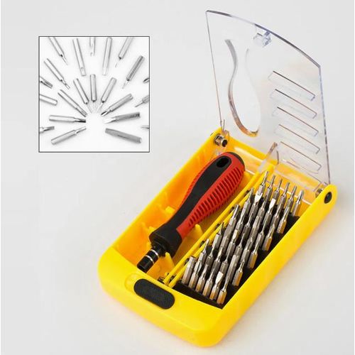 37 in 1 Magnetic Precision Screwdriver Set with plastic case for Laptop, iPhone, iPad, Cellphone, PC, Computer, iPod, Repair Tools Kit, Portable Mythco Mini Screw Driver Set with Multipurpose Bits for Repair