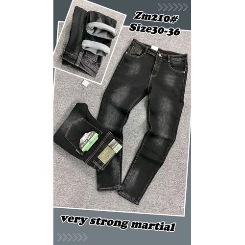 Non Faded Men's Stock Black Jean