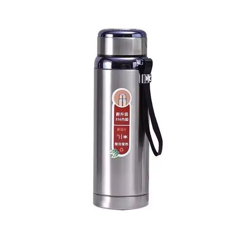 Portable Stainless Steel Flask With Vacuum Insulation-1000ml