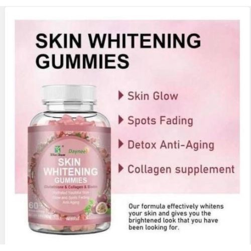 Skin Whiteningg Gummies Glutathione,Collagen & Biotin Supplement