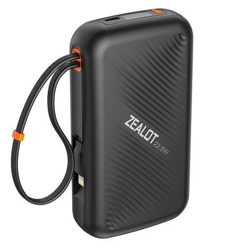 22.5w 20000mAh Fast Charging Power Bank With Inbuilt Cable