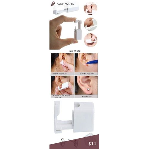 Disposable ear and nose gun tool with stud( Chud)