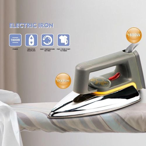 ORIGINAL RAF ELECTRIC DRY IRON- STAINLESS SURFACE