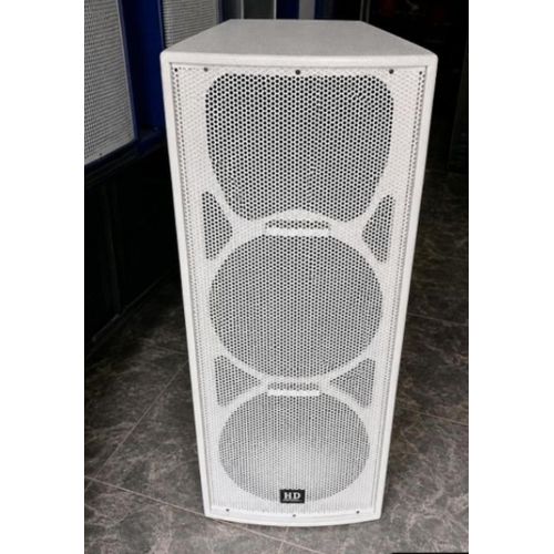 Premium Infinity HD Triple 15 Inch Passive PA Speaker - 3x15 3000W White Speaker for Church, DJ, Event, Outdoor Sound System