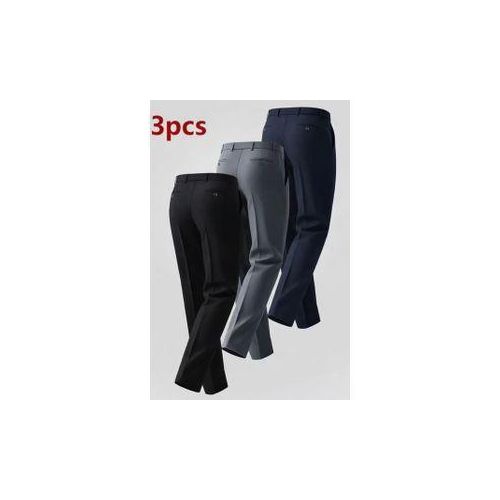 3 in 1 Men's Corporate Quality Smart Office Suit Trousers