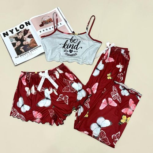 3pcs Trending Sexy Ladies Night Wear -