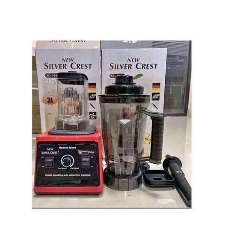 Silver+ Crest 9000watts Double Cup Heavy-Duty Blender
