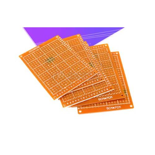 5PCS Prototype Paper Copper PCB Universal Experiment Matrix Circuit Board 5x7cm