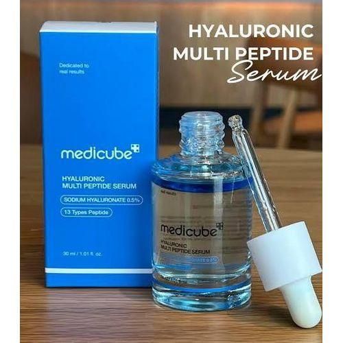 Multi-Peptide Hyaluronic Acid Glow & Soothe Serum, Lightweight Radiant Facial Serum for All Skin Types, Hydrating Moisturizer, Korean Skincare, 30ml