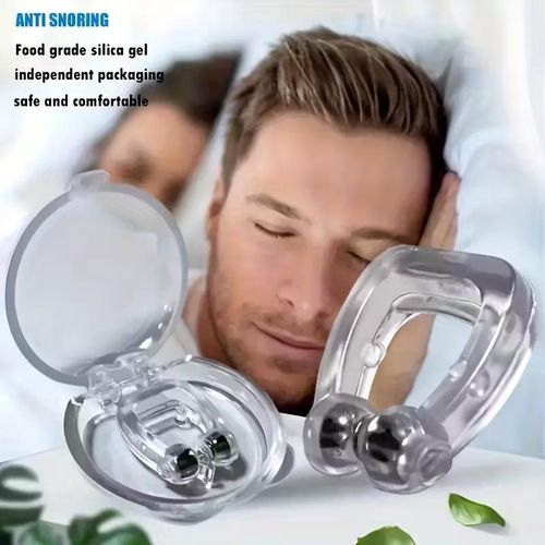 4Anti-Snoring Nose Clips (4-Pack) Sleep Snoring Aid & Breathing Corrector