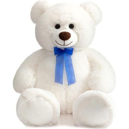 Home Teddy Bear Stuffed Animal Large Teddy Bear Cuddly Plush Toy For Girlfriend Kids Inches White