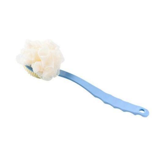 Bath Brush 2IN1 Brush & Mesh Sponge.... blue