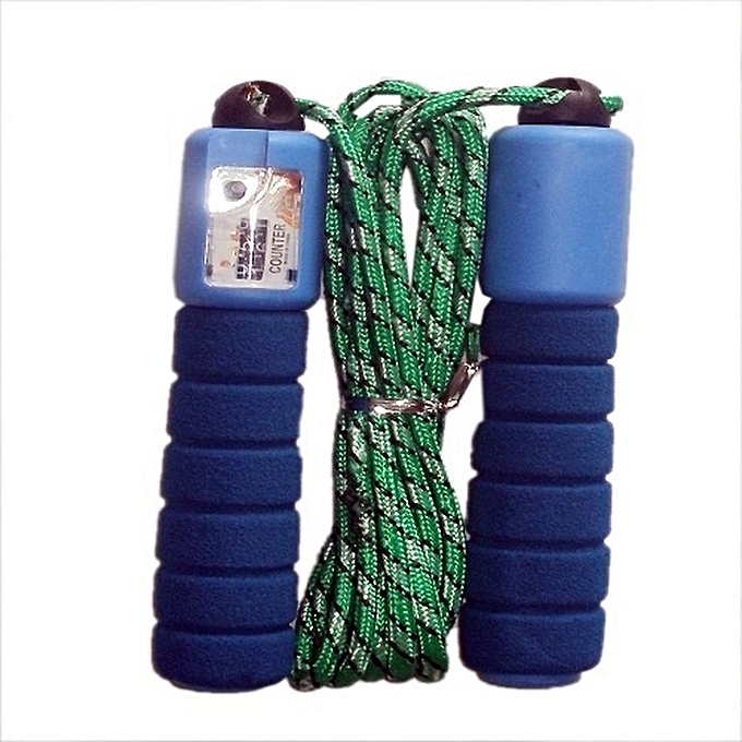 Skipping Rope With Automatic Counter Meter - Blue