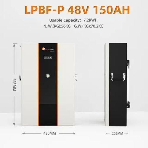 Solar 48V 150AH 7.2KWH Lithium(LiFePO4)Battery