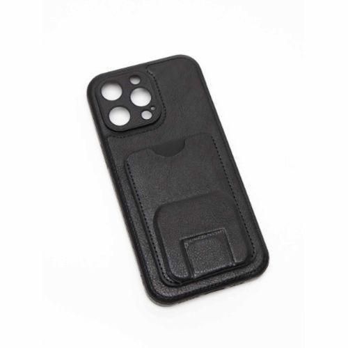 Leather Back Case For iPhone 16 Pro Max Black