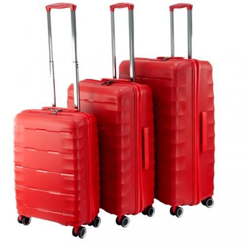 Aventura 3Pcs Suitcase Set (RED)