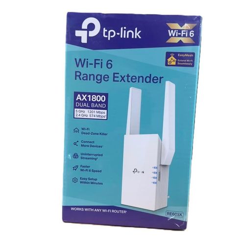 TP-Link RE605X AX1800 Dual Band Wi-Fi 6 Range Extender