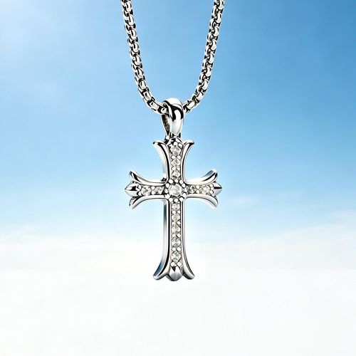 Kroos Cross Diamond Necklace