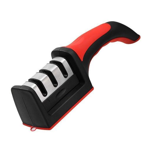 3 Stage Knife Sharpener Kitchen Tool Manual Sharpening Machine - Professional & Easy To Use Knife Grinder