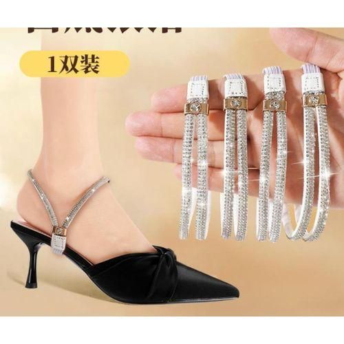 New Dual-purpose Shoelaces For High Heels And Sandals Without Heels, Anti-heel-drop Shoelaces, No Installation Required, Light Luxury