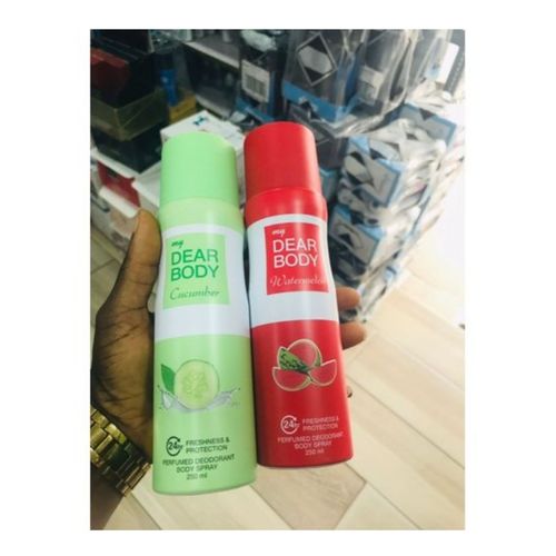 Body Spray (Watermelon And Cucumber ) Fruity Collection 250ML 2pcs Combo