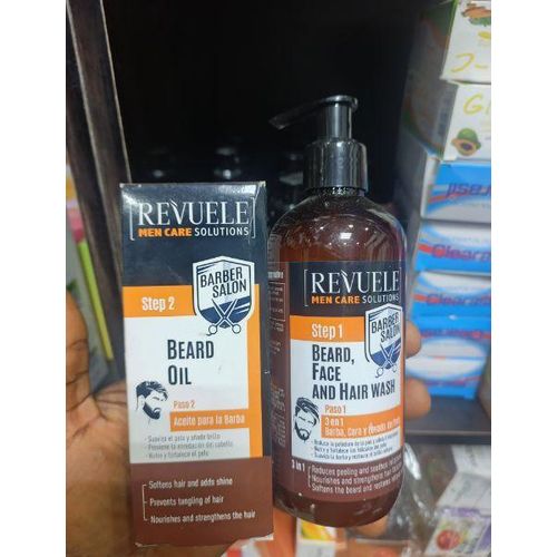Men's Beard gentle shampoo wash 100ml and oil