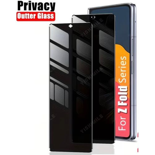 Galaxy Z Fold 2 Privacy Screen Phone Guard & Protector, Enhanced Tempered Glass Protection. ( Privacy Screen Protector )