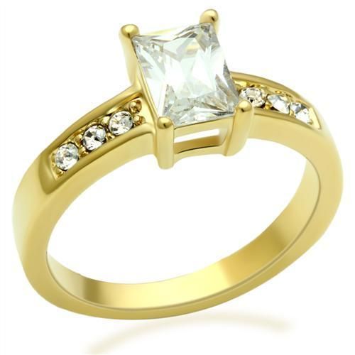 AAA CZ Solitaire Engagement Ring