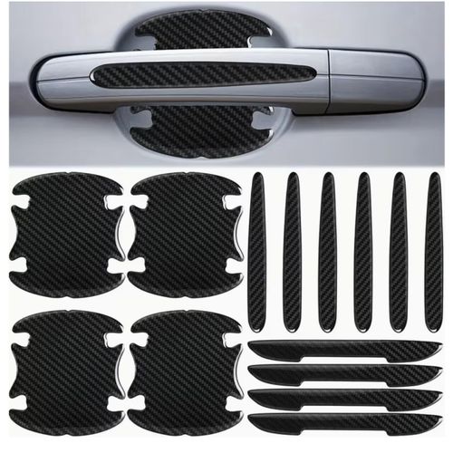 Car Door Handle Protector Stickers - Black