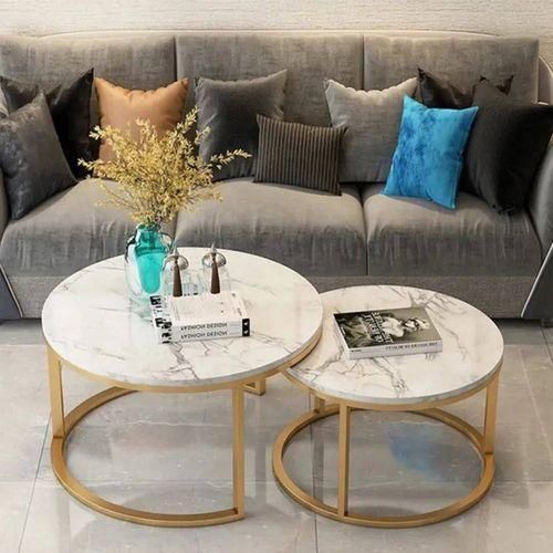 Living Room Glossy MDF Nordic Rectangle Center Coffee Table