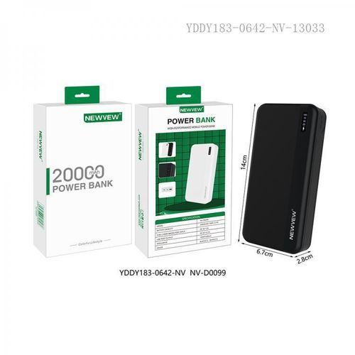 Newvew 20000mAh Portable Power Bank with Type C Port